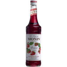 Monin Erdbeer Sirup, 250 ml für Drinks und Tortenfüllungen