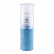 Decorative powder light blue in pump sprayer