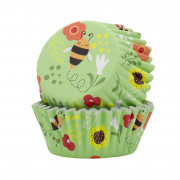 Cupcake molds bees, 30 pieces
