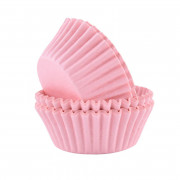 Cupcake molds light pink, 60 pieces