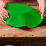 Rollfondant Decke Grün, Ø 36 cm