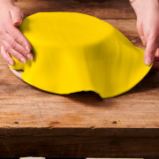 Rollfondant Decke Gelb, Ø 36 cm