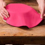 Rotolo Coperta di fondente rosa forte, Ø 36 cm