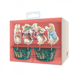 Cupcake Förmchen Set Hasen Weihnachtsfest, 24 Stück