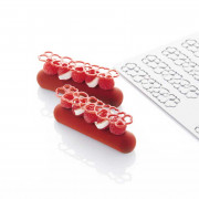 Stampo in silicone Eclair Hearts
