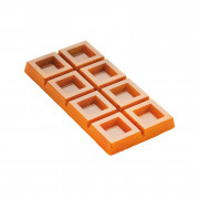 Chocolate bar casting mold block