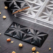 Chocolate bar casting mold Edelweiss