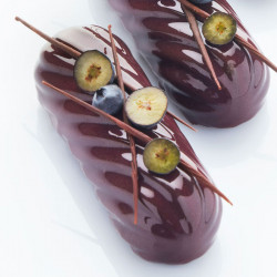 Silikonform Eclair Twist 12 x 4 cm, 5 Stück