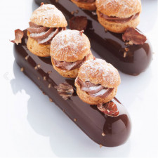 Silikonform Eclair 13 x 3 cm, 6 Stück