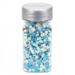 Streudekor Konfetti Blau 50 g