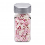 Scatter decoration flowers pink and white 45 g
