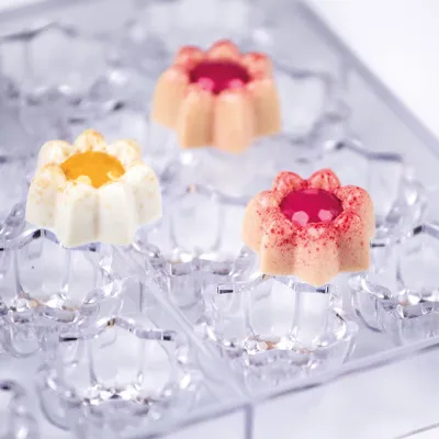 Stampo per cioccolato Piccoli fiori 24 cioccolatini