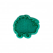 Cookie cutter with ejector hedgehog