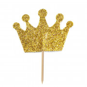 Cupcakes topper crown, 12...