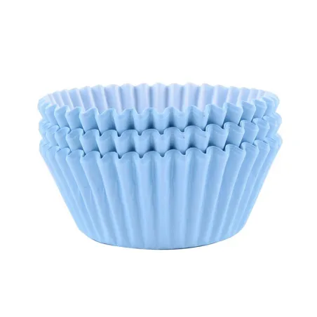 Stampi per cupcake Azzurro, 60 pezzi