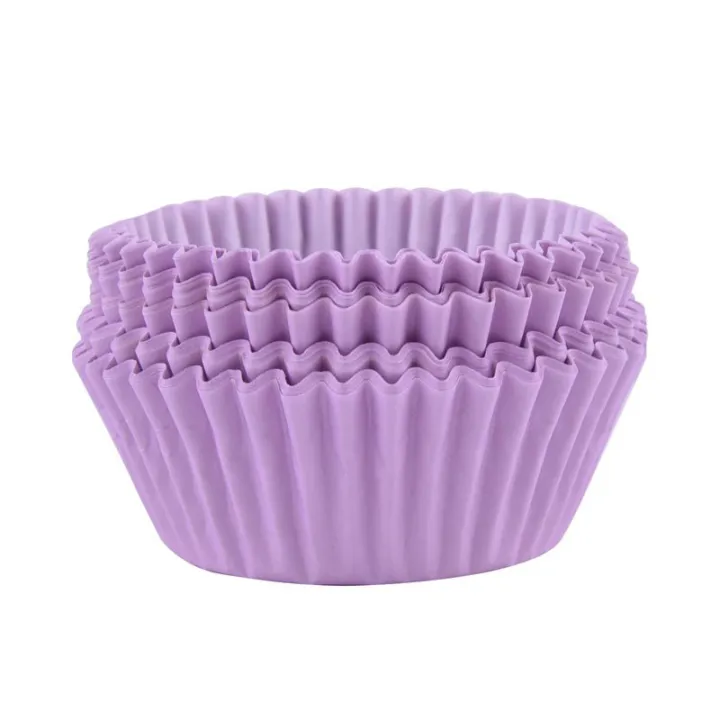 Cupcake Förmchen helles Lila, 60 Stück