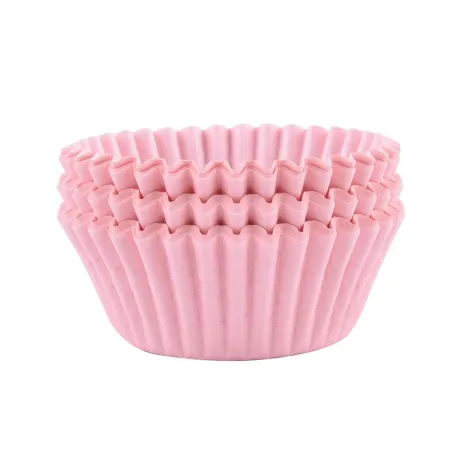 Moules à cupcakes rose pâle, 60 pièces