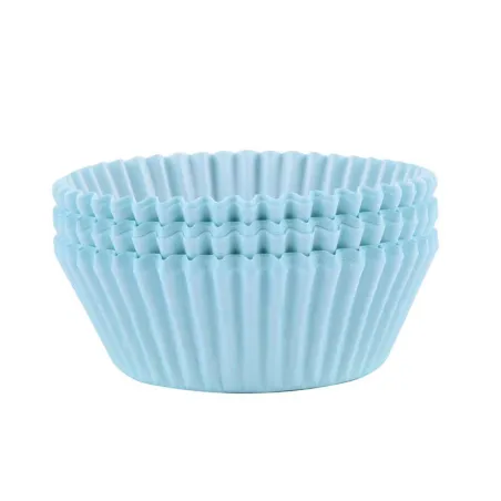 Moules à cupcakes vert menthe, 60 pièces