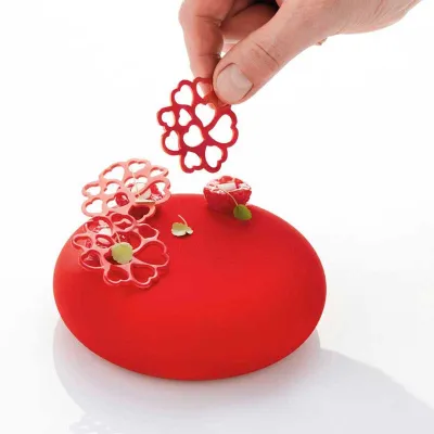 Silikonform Hüppen Herzen