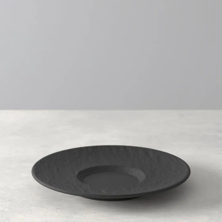 Manufacture Rock - Soucoupe pour café, Noir de Villeroy & Boch