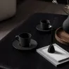 Manufacture Rock Coffee Saucer, Black by Villeroy & Boch
