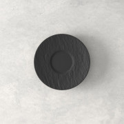 Manufacture Rock Mocha / Espresso Saucer, Black