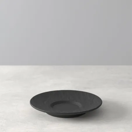 Manufacture Rock Piattino per moka/espresso, nero di Villeroy & Boch