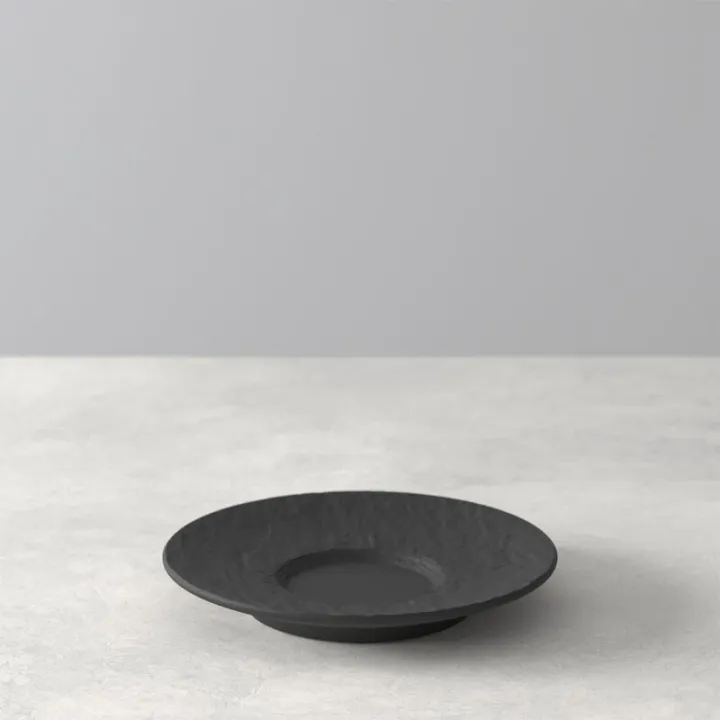 Manufacture Rock Mocha/Espresso Saucer, Black by Villeroy & Boch