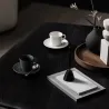 Manufacture Rock Piattino per moka/espresso, nero di Villeroy & Boch