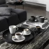 Manufacture Rock Mocha/Espresso Saucer, Black by Villeroy & Boch