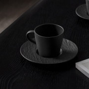 Manufacture Rock Kaffeetasse, 150 ml, schwarz von Villeroy & Boch