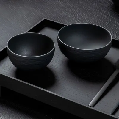 Manufacture Rock Dessertschale, 14 cm, Schwarz von Villeroy & Boch