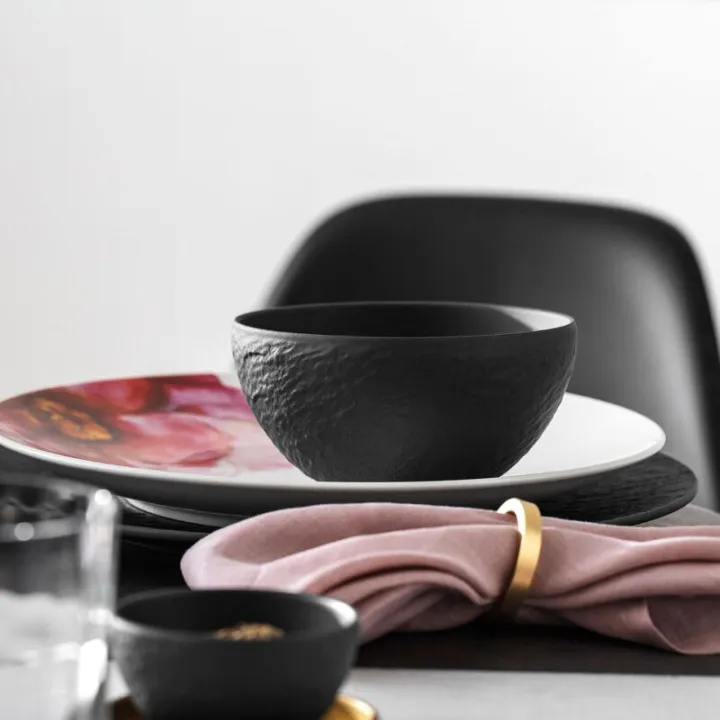 Fabbricazione Ciotola da dessert Rock, 14 cm, nero di Villeroy & Boch