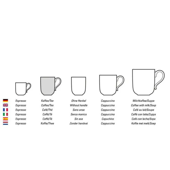 Manufacture Rock Kaffeetasse, 150 ml, weiss von Villeroy & Boch