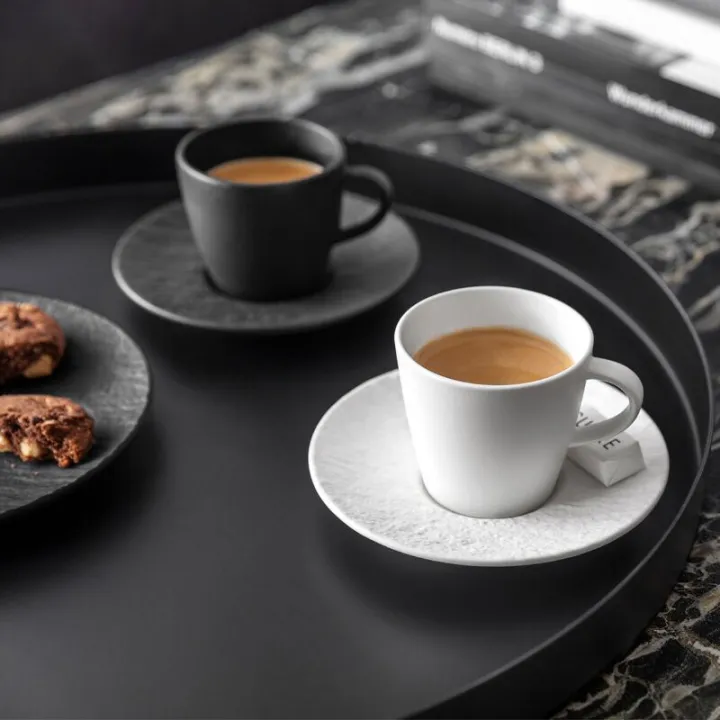 Manufacture Rock Espressotasse, 60 ml, Weiss von Villeroy & Boch