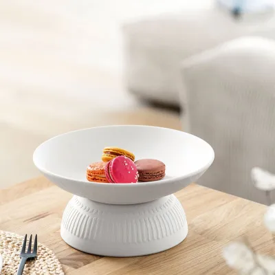 Fabbricazione Ciotola bassa Rock, 24 cm, Bianco di Villeroy & Boch