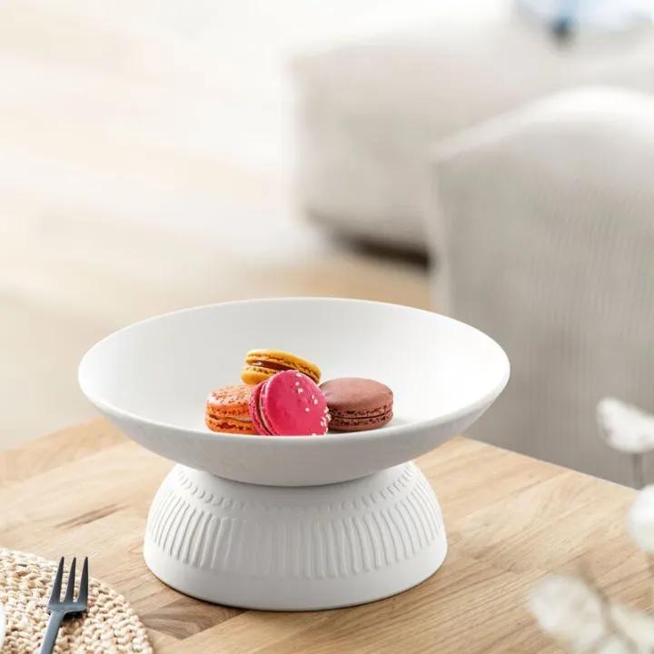 Fabbricazione Ciotola bassa Rock, 24 cm, Bianco di Villeroy & Boch