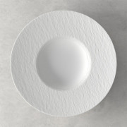 Manufacture Rock Assiette à pâtes, 28 cm, Blanc