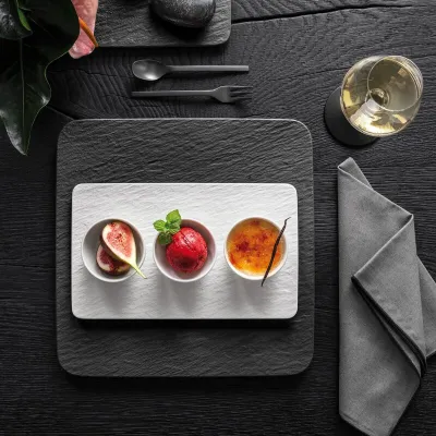 Manufacture Rock Dip Bowl, 8 cm, White by Villeroy & Boch