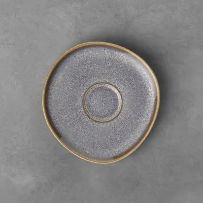 Piattino da caffè beige Lave, 15 cm, di Villeroy & Boch