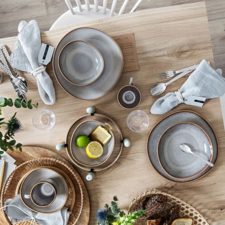 Lave glacé dinner plate, 28 cm, by Villeroy & Boch