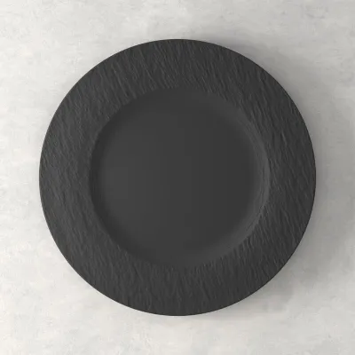 Manufacture Rock - Assiette plate 27 cm, Noir de Villeroy & Boch