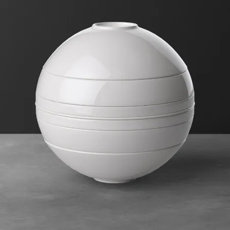 Iconic La Boule, dinnerware set, 7 pieces, white, by Villeroy & Boch