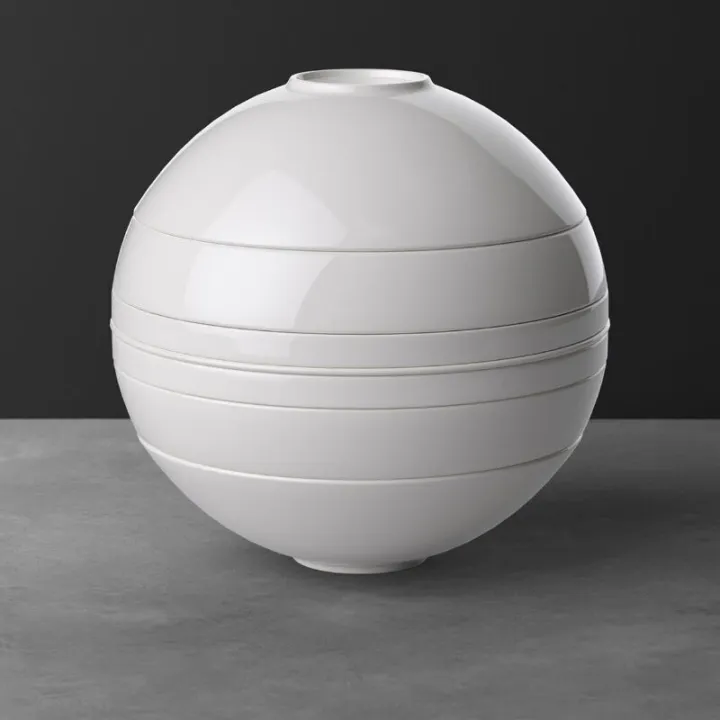 Iconic La Boule, set di stoviglie da 7 pezzi, bianco, di Villeroy & Boch