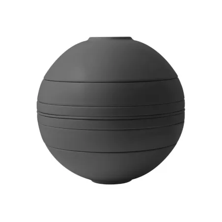 Iconic La Boule, dinnerware set, 7 pieces, black, by Villeroy & Boch