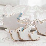 Cookie cutter set doves 3 pieces