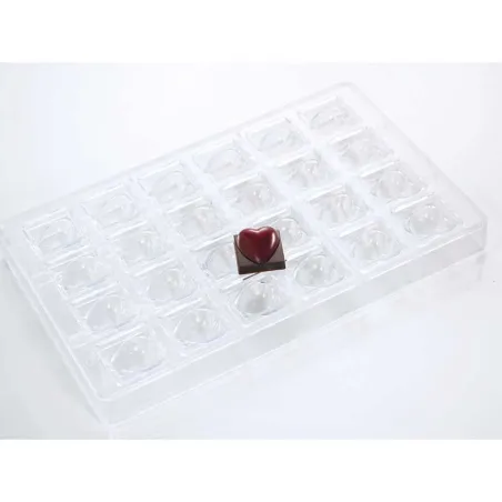 Praline mold Beat 24 pieces