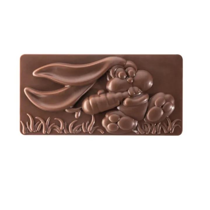 Coniglietto con stampo in cioccolato