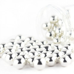 Super Streusel Knusperkugeln XL Silber, 130 g