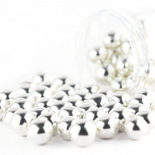 Super Streusel Knusperkugeln XL Silber, 130 g